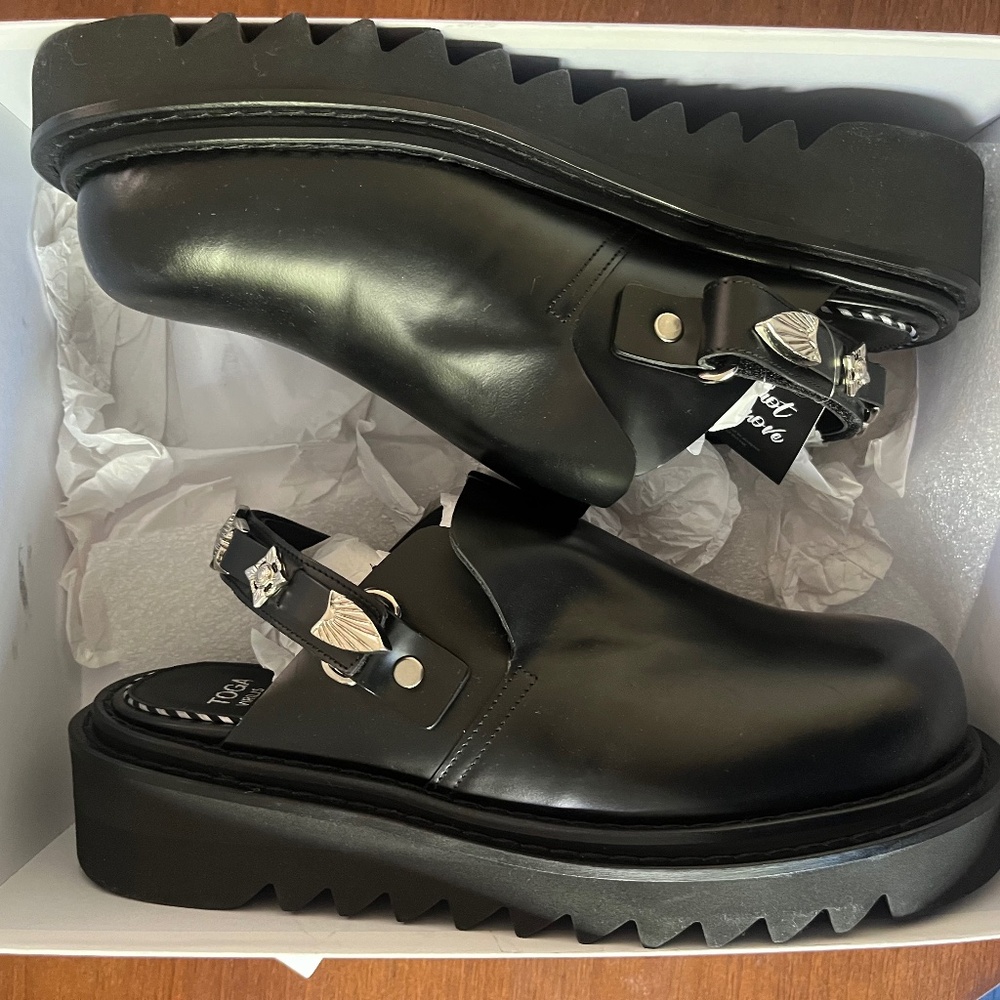 Toga Virilis Chunky Slingback Clogs